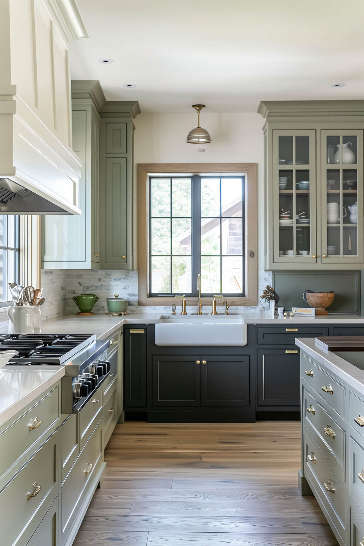 40 Serene Sage Green Kitchen Cabinet Inspirations to Transform Your ...