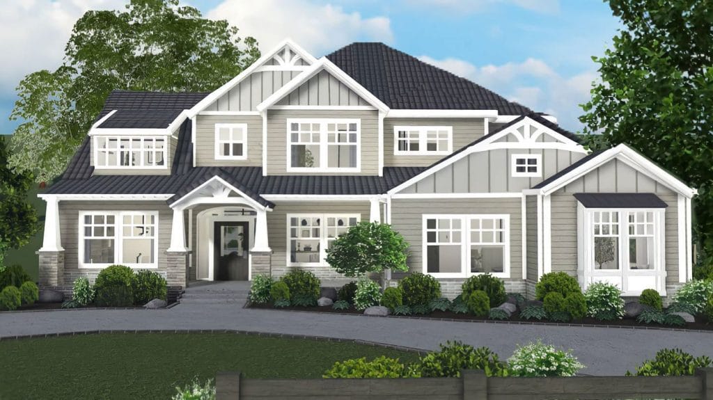 A perfect suburban family home featuring classic design and ample space for comfortable living.