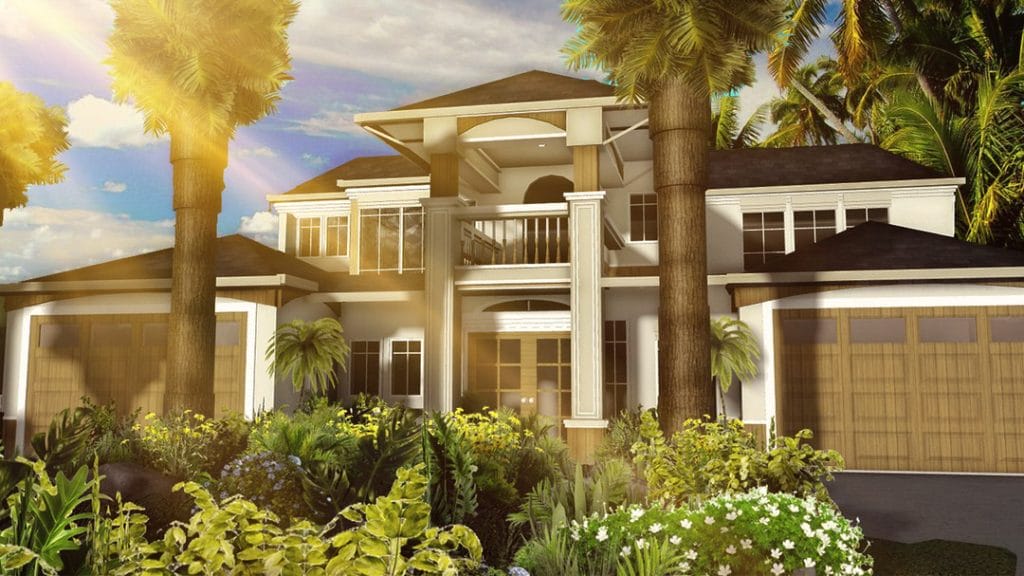 Enjoy coastal living with this spacious family home, featuring ocean-inspired decor.