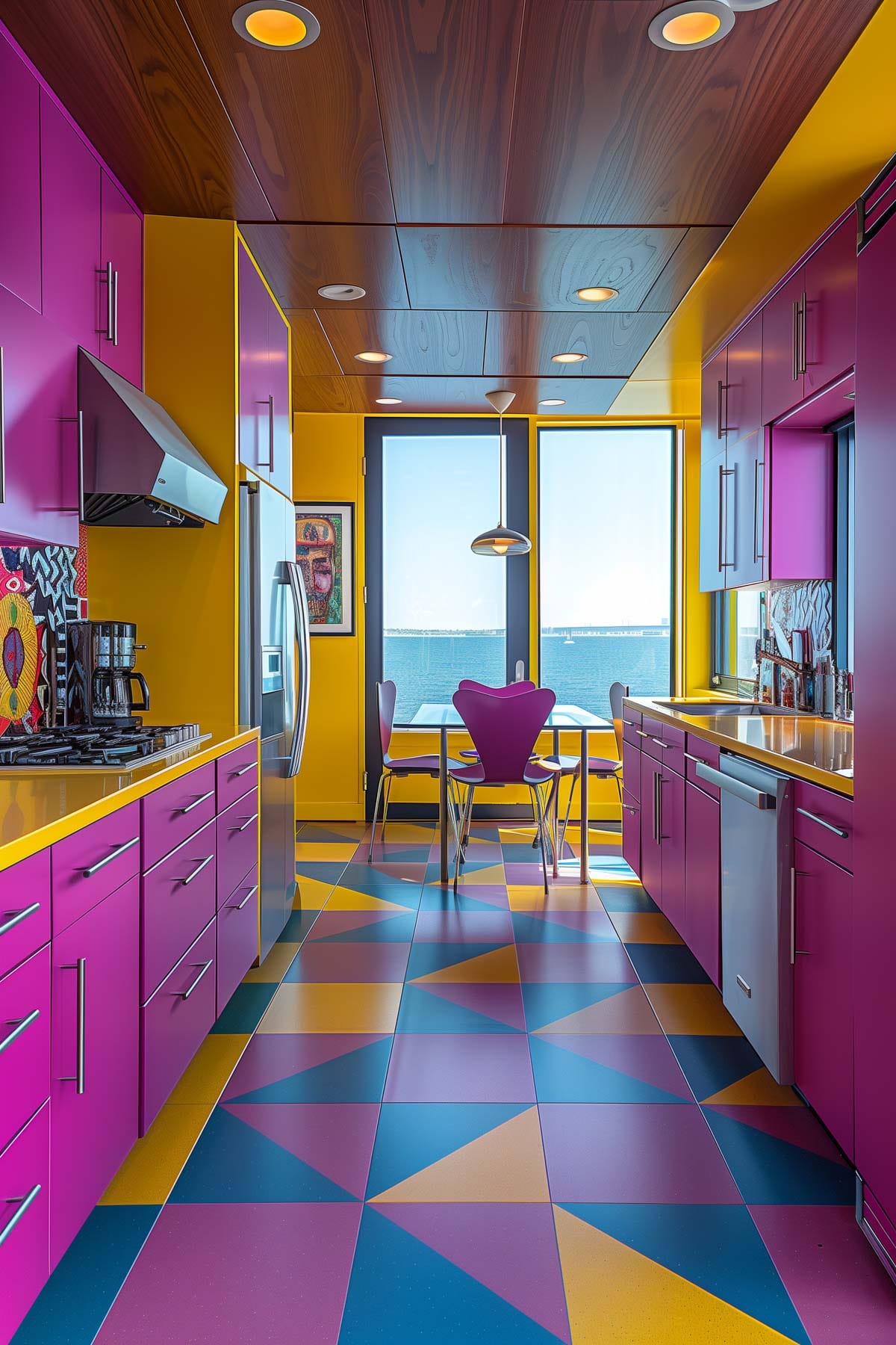 40+ Atomic Age Retro Pink Kitchen Ideas - Living Chic