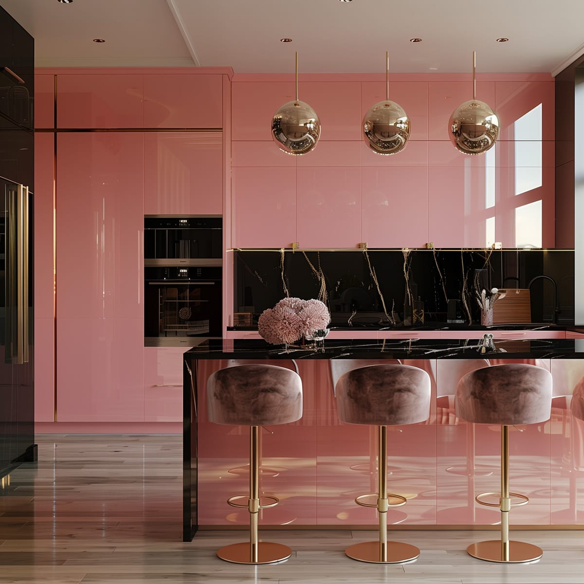 40+ Luxe Retro Pink Kitchen Ideas to Inspire You - Living Chic