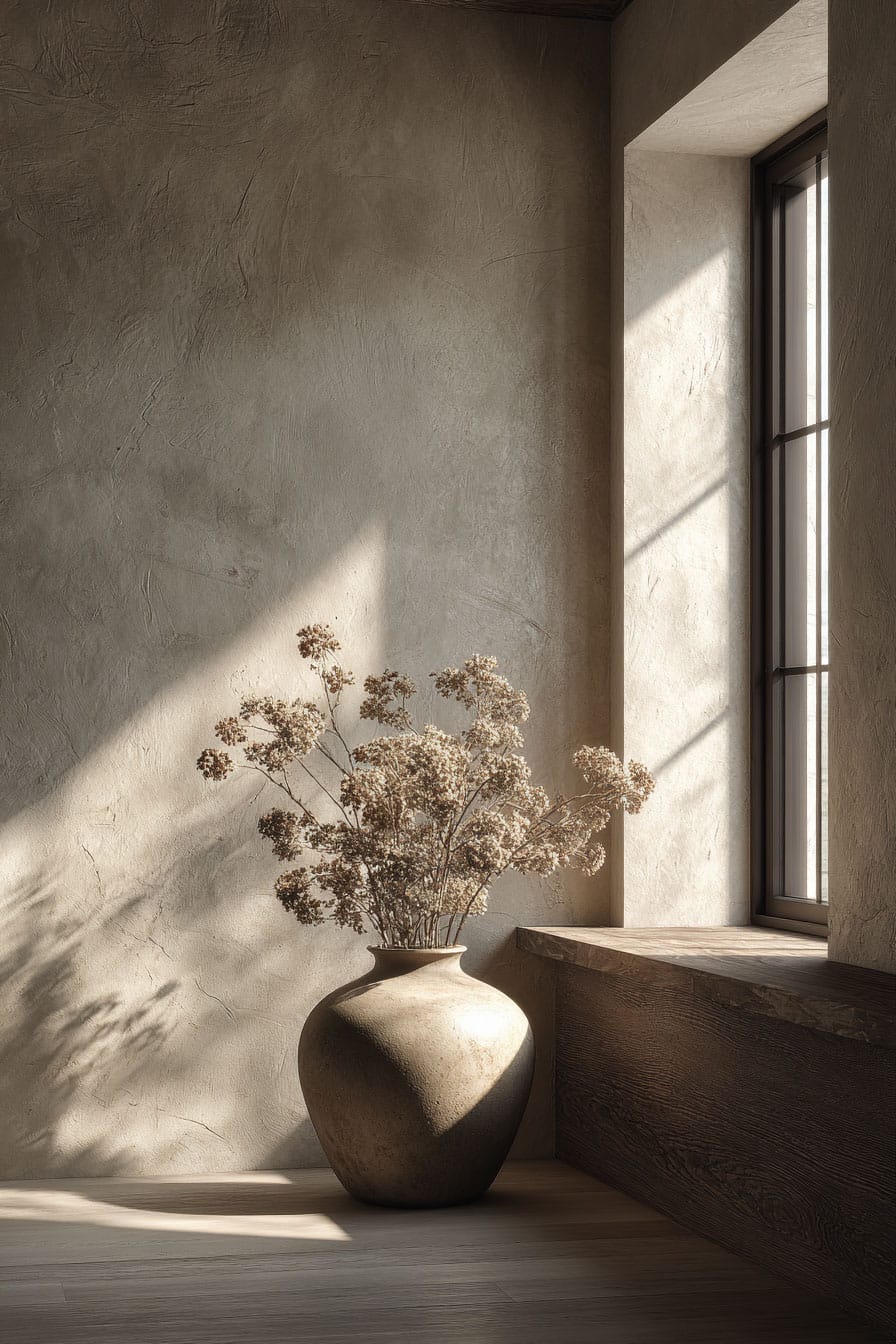 Natural Material Home Decor For Walls Reference: How Natural Materials Create A Calm Timeless Home