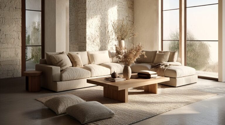 A Home Filled with Natural Materials: Stone, Clay, and Wood in Every Room