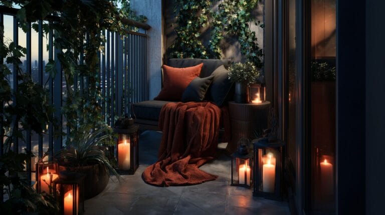 Moody Balcony Decor Ideas That Feel Warm and Inviting