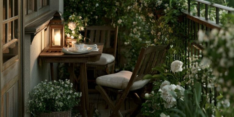 Small Cottagecore Balcony Ideas for Apartment Living