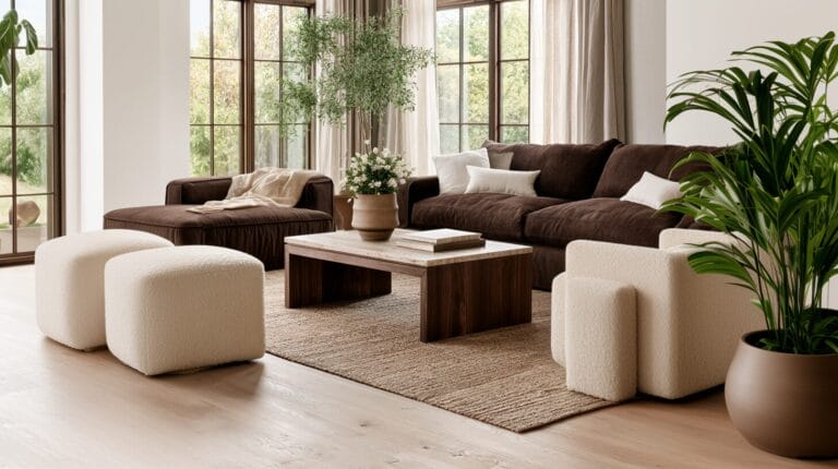 How to Decorate With Chocolate Brown Without Making Your Room Feel Dark