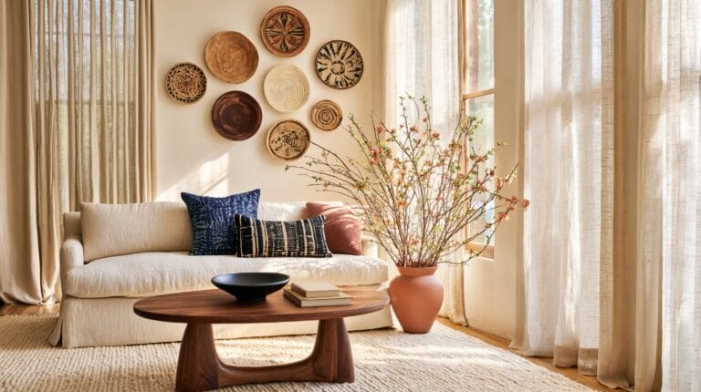 How to Get the Afrohemian Decor Look: Textiles, Baskets, Wood, and Soul